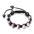 Pulsera barata personalizada programable del shamballa hecha a mano